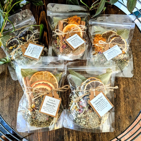 Herbal intention Simmer Pot- non-toxic home fragrance