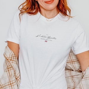 Minimalist Lewis Hamilton Mercedes Comfort Color Graphic T-shirt, Formula One Driver, Pretty F1 Aesthetic Racing Shirt
