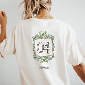 Comfort Color, Lando Norris, Pastel Vintage, Formula 1 Driver, Graphic, Pretty, F1, Formula 1, Shirt, Fan, Aesthetic