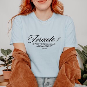 Comfort Color, Sunday Racing Club, Driver&#39;s Club 1, Formula 1 Driver, Graphic, Pretty, F1, Formula 1, Shirt
