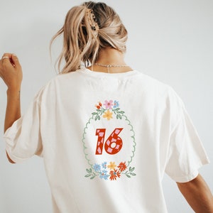 Comfortkleur, Charles Leclerc, Monaco, kleurrijke bloemen, Formule 1-grafisch T-shirt, Pretty F1 Aesthetic Racing-shirt