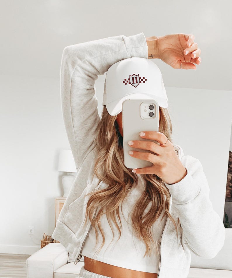 F1 Trucker Hat, Checo Perez, Embroidered Foam Trucker Hat, Formula 1 Hat, Driver Merch, Motorsports Fans, F1 Racing Cap image 3