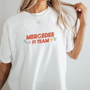 Comfort Color, Mercedes, F1 Team, Colorful Floral, Formula 1, Racing, Graphic, Pretty, F1, Aesthetic, Shirt