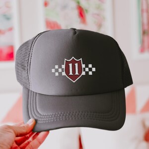 F1 Trucker Hat, Checo Perez, Embroidered Foam Trucker Hat, Formula 1 Hat, Driver Merch, Motorsports Fans, F1 Racing Cap image 7