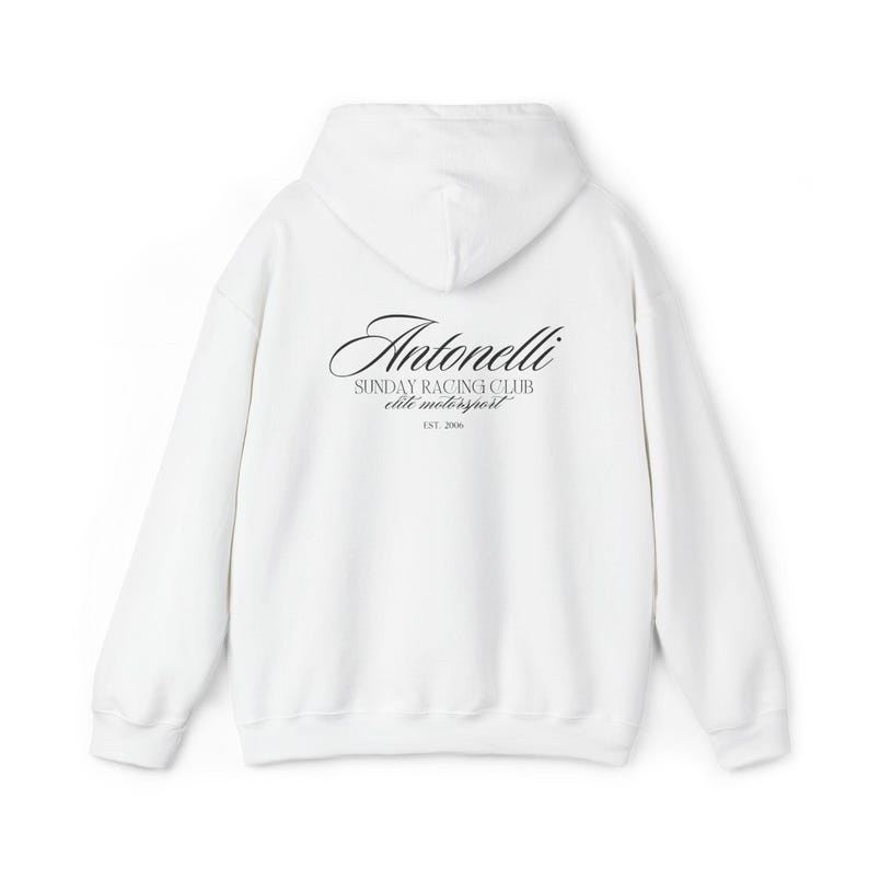 Kimi Antonelli F1 Hoodie, Formula 1 Driver Merch, Grand Prix Sweatshirt, Formula One Pullover, F1 Fan Gift, Driver's Club #2 Design image 4