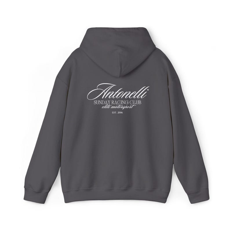 Kimi Antonelli F1 Hoodie, Formula 1 Driver Merch, Grand Prix Sweatshirt, Formula One Pullover, F1 Fan Gift, Driver's Club #2 Design image 6