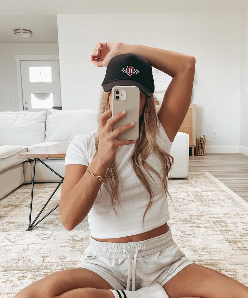 F1 Trucker Hat, Checo Perez, Embroidered Foam Trucker Hat, Formula 1 Hat, Driver Merch, Motorsports Fans, F1 Racing Cap image 5