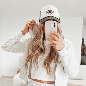 F1 Trucker Hat, Checo Perez, Embroidered Foam Trucker Hat, Formula 1 Hat, Driver Merch, Motorsports Fans, F1 Racing Cap image 4