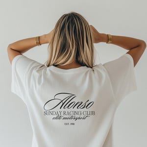 Comfort Color, Fernando Alonso, Sunday Racing Club, Driver&#39;s Club 2, Formula 1 Driver, Graphic, Pretty, F1, Formula 1, Shirt