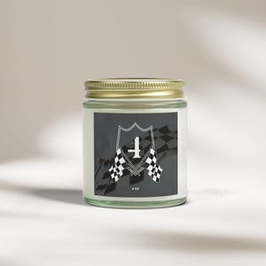 Race Day Candle, Lando Norris, Non-Toxic Scented Candles, Motorsport Fan Gift, Formula 1 Decor, Lando Norris Memento, 4oz, 9oz