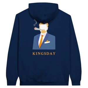 Orange King's Day Willy Hoodie KINGSDAY clothing Navy