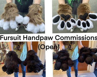 Fursuit HandPaw Commissions (Open)