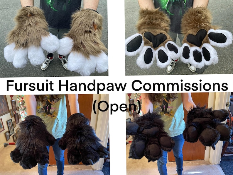 Fursuit Handpaw Commissions (open) - Etsy