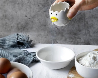 Tweety Bird Egg Separator STL: 3D-afdrukbare keukengadget (digitale download)