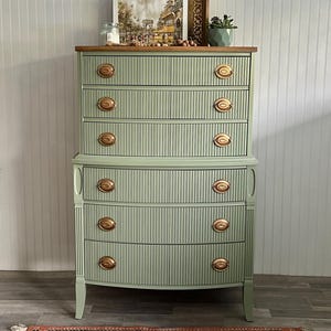 mid century modern tall dresser Walnut Highboy on Tapered Legs  Atomic Furnishing & Design Cerused White Tall Mcm Dresser - Etsy