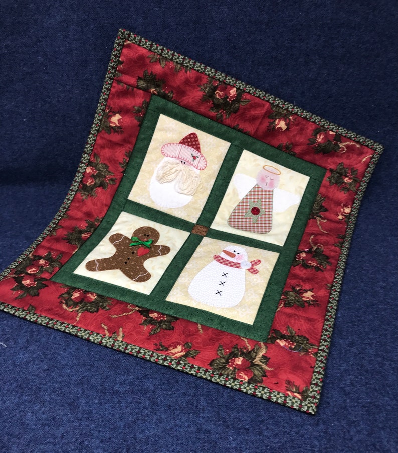 Kit Fun Christmas Wall Hanging /christmas Quilt Applique Quilt Kit - Etsy