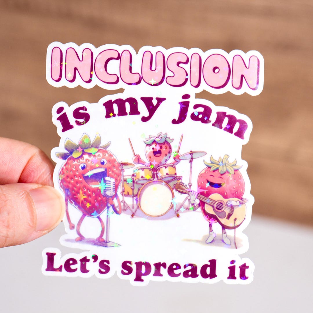Gift Inclusion Sign Inclusion is My Jam Sticker, Feminist Sticker, LGBTQ Decal, Waterproof ...