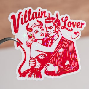 Villain lover sticker, Kindle sticker, Book sticker, Bookish decal, Booktok gift, Gift for readers, Reading merch, E-reader collection