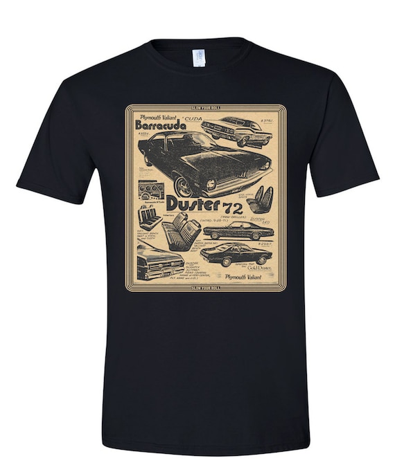 Plymouth Barracuda 1972 Classic Muscle Car Shirt - Vintage Plymouth Barracuda 1972 Classic Muscle Car Shirt - Vintage