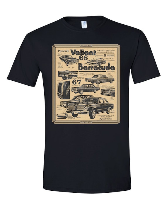 Plymouth Barracuda 1966 1967 Classic Muscle Car Shirt