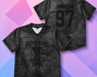 Koszulka Arirang BTS z nadrukiem K-pop - koszulka do koszykówki Bangtan - gadżety z trasy K-pop