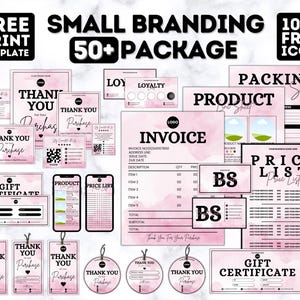 Segnaletica con codice QR per piccole imprese, modello Canva modificabile, modello di listino prezzi e modello di fattura per bolle di accompagnamento, contattaci, pagamento
