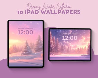 Dreamy winter ipad wallpaper snow background 4k wallpaper winter aesthetic ipad background dreamy wallpaper holiday wallpaper lofi wallpaper