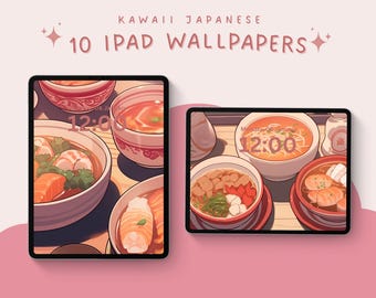 Kawaii japanese wallpaper tablet wallpaper pink wallpaper ramen wallpaper cute background screensaver ipad wallpaper arcade anime aesthetic