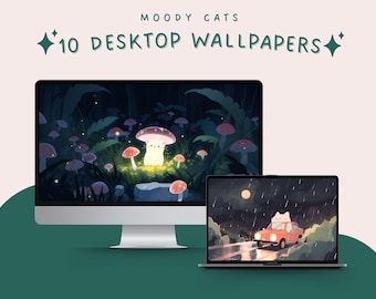 Moody cats desktop wallpaper kawaii background laptop wallpaper 4k wallpaper cat wallpaper cat background kawaii wallpaper cute wallpaper