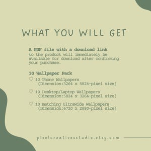 Papier peint vert matcha, papier peint matcha, papier peint chat noir, papier peint tulipe, amoureux du matcha, fond vert clair, esthétique verte image 10