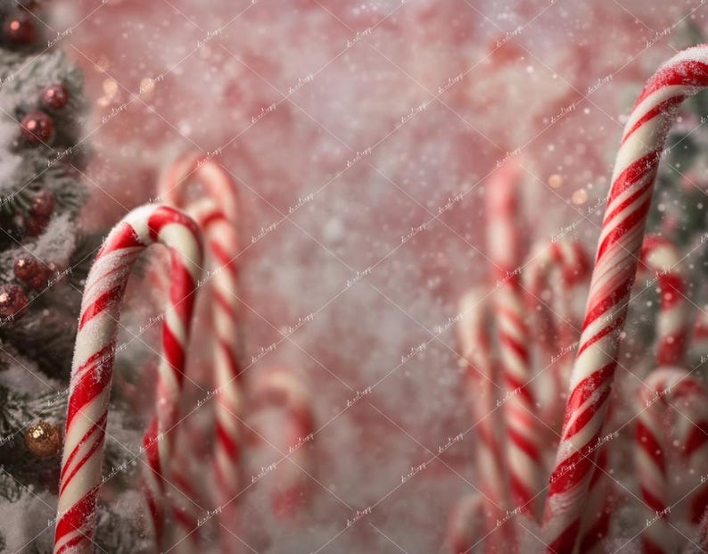 Candy Cane Backdrop Peppermint Candy Backdrop Candy Cane Lane Christmas