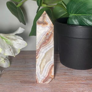 Beautiful Crazy Lace Agate With Druzy Pocket