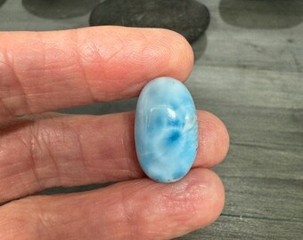Larimar, Larimar Cabochon, Larimar Stone 23mmx14mmx7mm