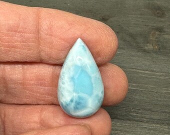 Larimar, Larimar Cabochon, Larimar Stone 26mmx15mmx10mm