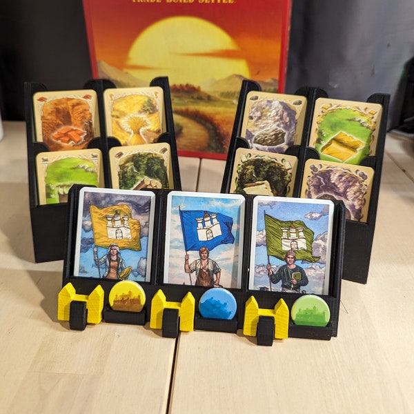 Settlers of Catan- Cities and Knights Card Stands