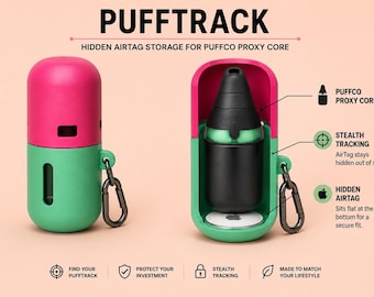 Capsula PuffTrack AirTag per Puffco Proxy Core