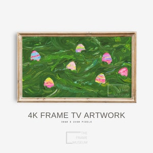 Frame TV Easter Art for Frame TV Easter Abstract Easter Eggs Artwork Easter for TV Digital Art for Frame Tv Easter Egg Hunt