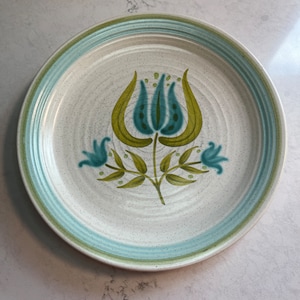 Franciscan Tulip Time Salad plate. Vintage 1960’s.