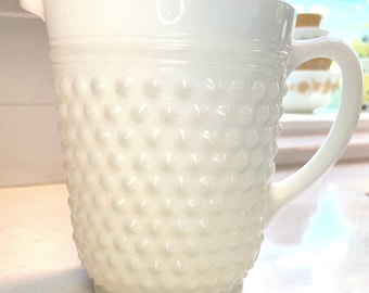 Vintage Anchor Hocking Hobnail Pitcher.