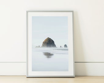 Pacific Northwest Fine Art Photo Print | Haystack Rock PNW Beach | Coastal Nature Photography