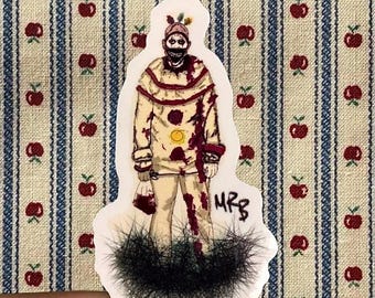 Sticker AHS Freak Show clown, horrorfanart, laptopsticker