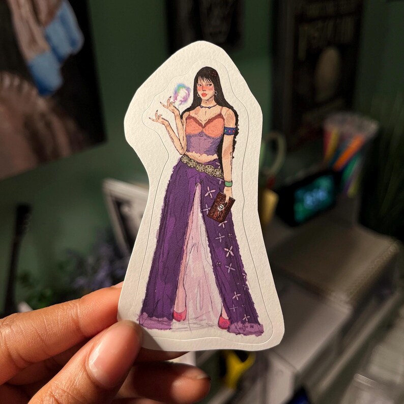 SINGLE Anime Most Wanted Pirate Sticker, Kisscut Vinyl Decal & Clear