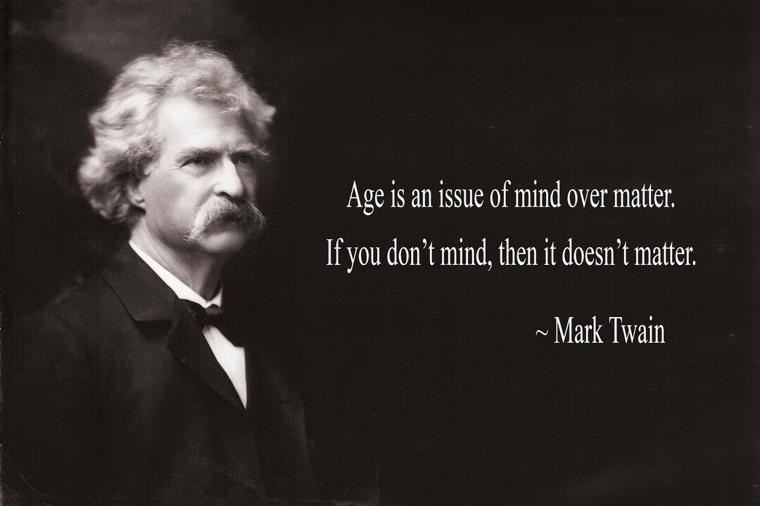 Printable Mark Twain Quotation - Etsy