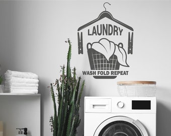 Laundry Decal, Laundry Room Decal, Laundry Room Decor, Laundry Room Wall Decal, Laundry Quote Decal, Laundry Wall Words, Laundry Wall Design