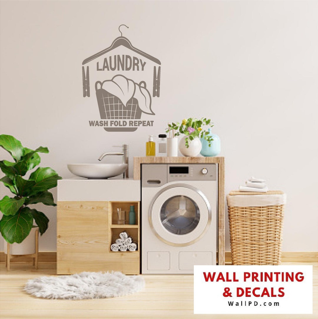 Laundry Decal, Laundry Room Decal, Laundry Room Decor, Laundry Room ...