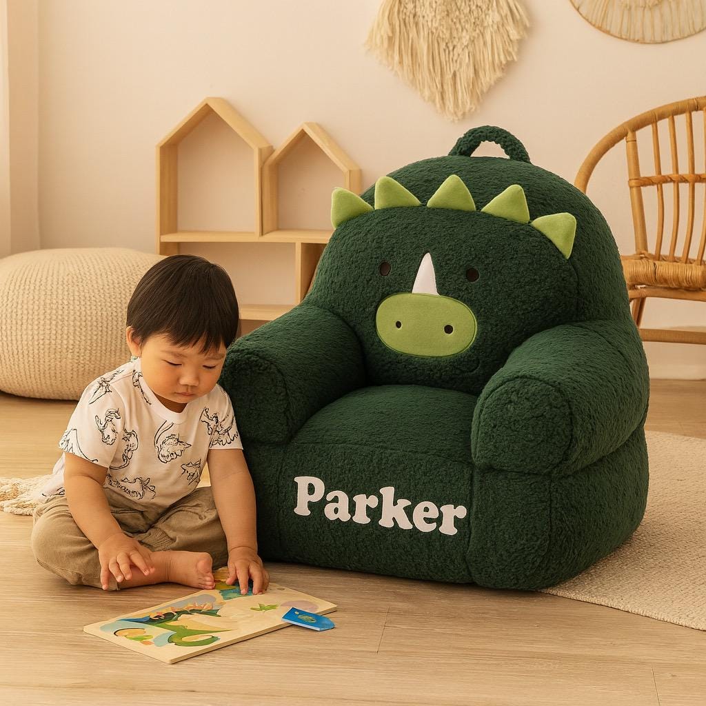 Dinosaur Bean Bag - Main Image