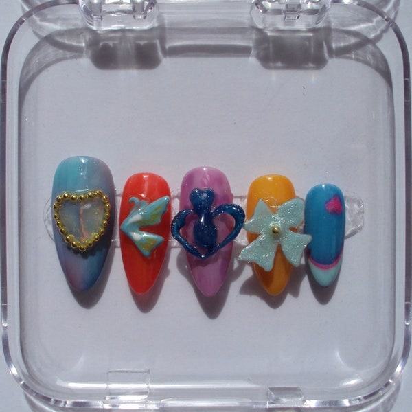 Bloom Winx Club Enchantix Press on nails Handmade