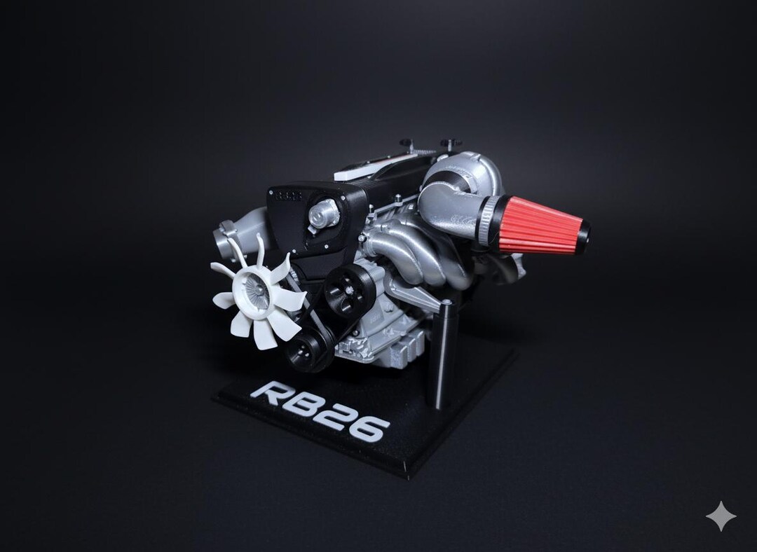 Nissan RB26DETT Single Turbo or Twin Turbo Engine Model 3D Print - Etsy