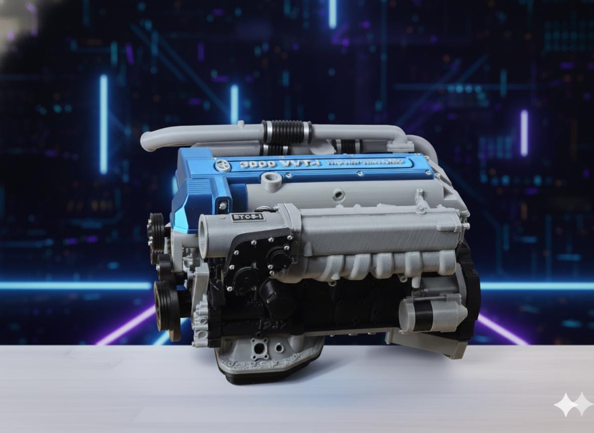 Toyota Supra 2JZ Model Engine 3D Printed Vroom Vroom - Etsy