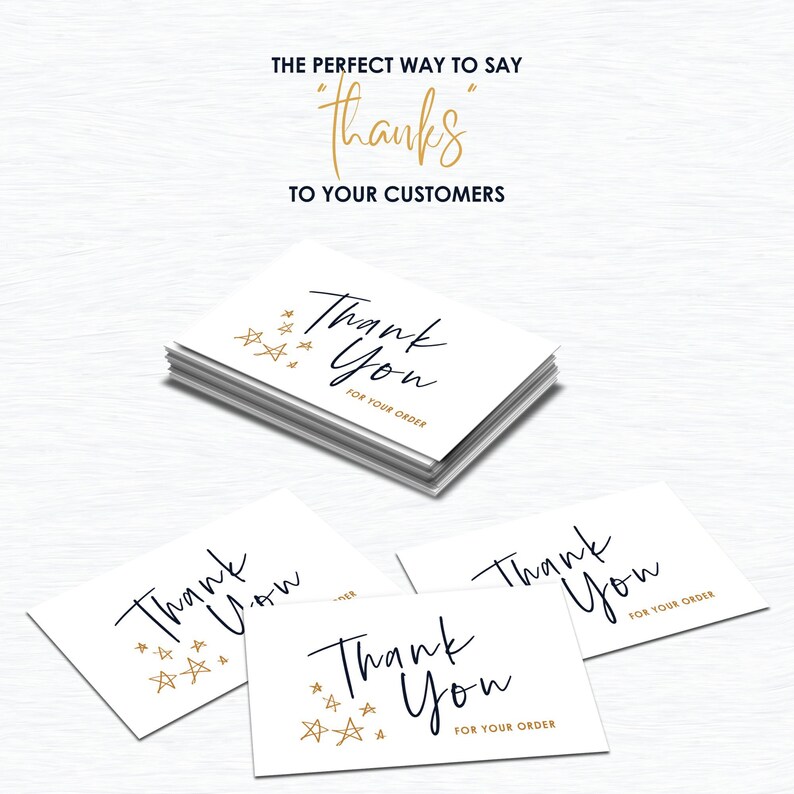 Thank You Printable Card, Instant Download PDF, Card Template, Simple